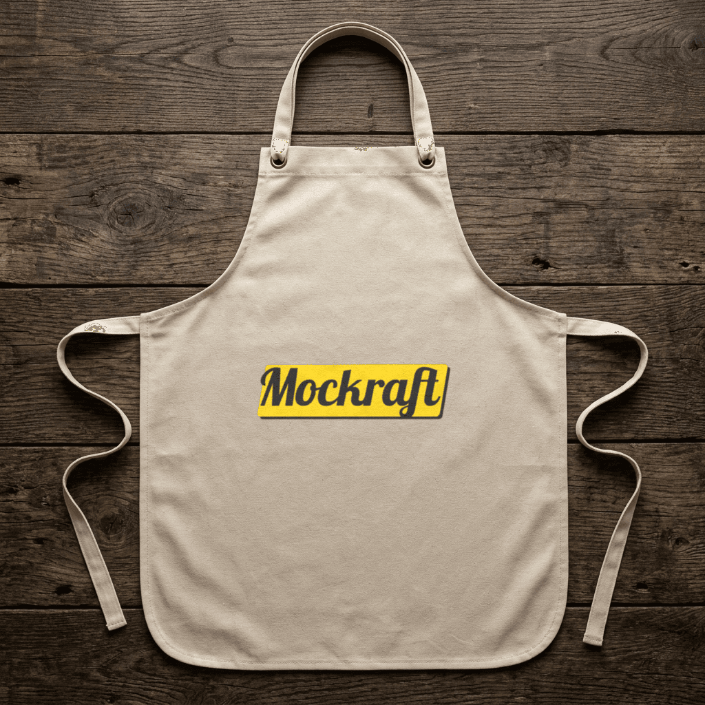 Natural Apron — Flat Lay mockup — sample render