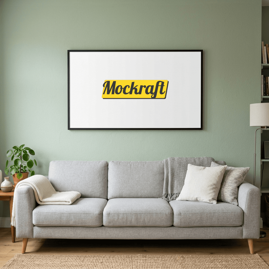 Framed Poster — Landscape mockup