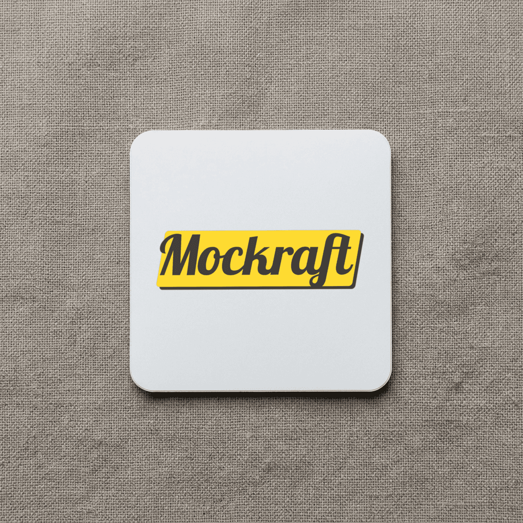 Die-Cut Sticker — Flat Lay mockup