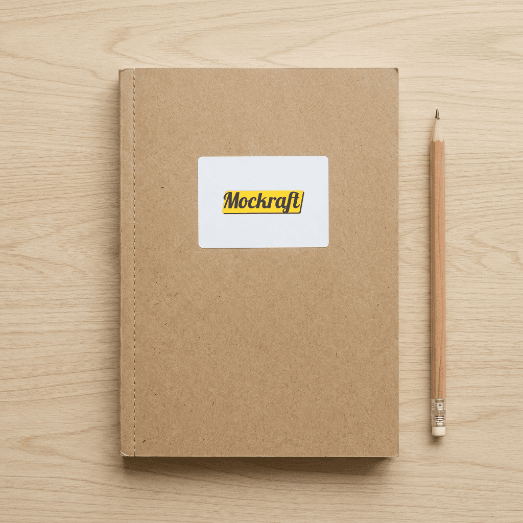 Sticker — Journal Cover mockup