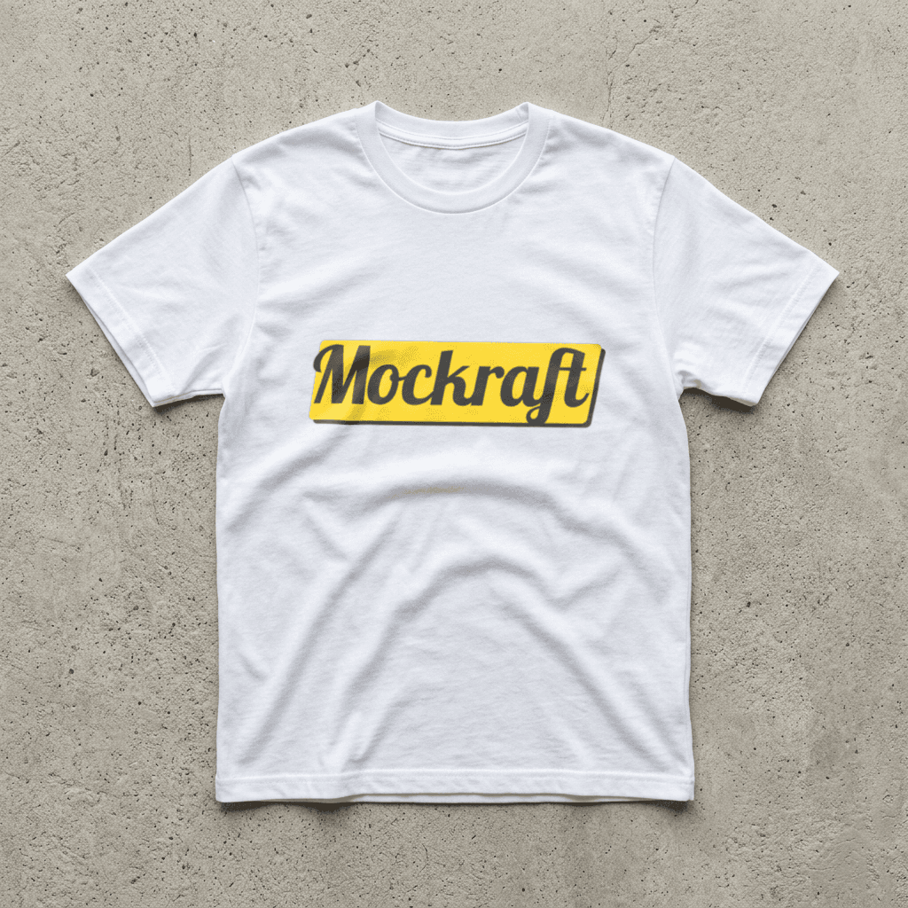 White tee mockup